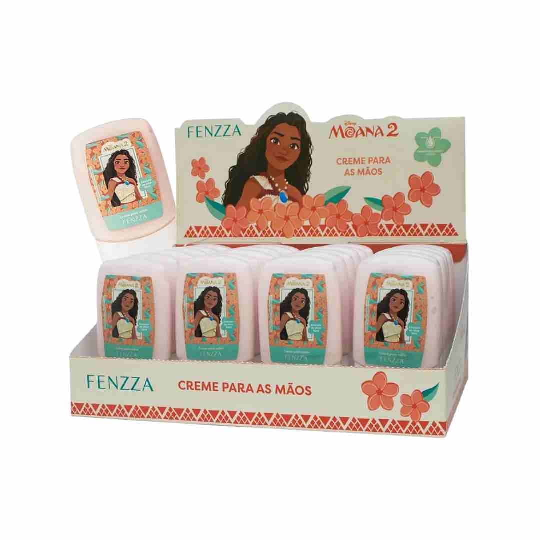 DIS068 CREME PARA AS MAOS MOANA CX/24 FENZZA MAKE UP