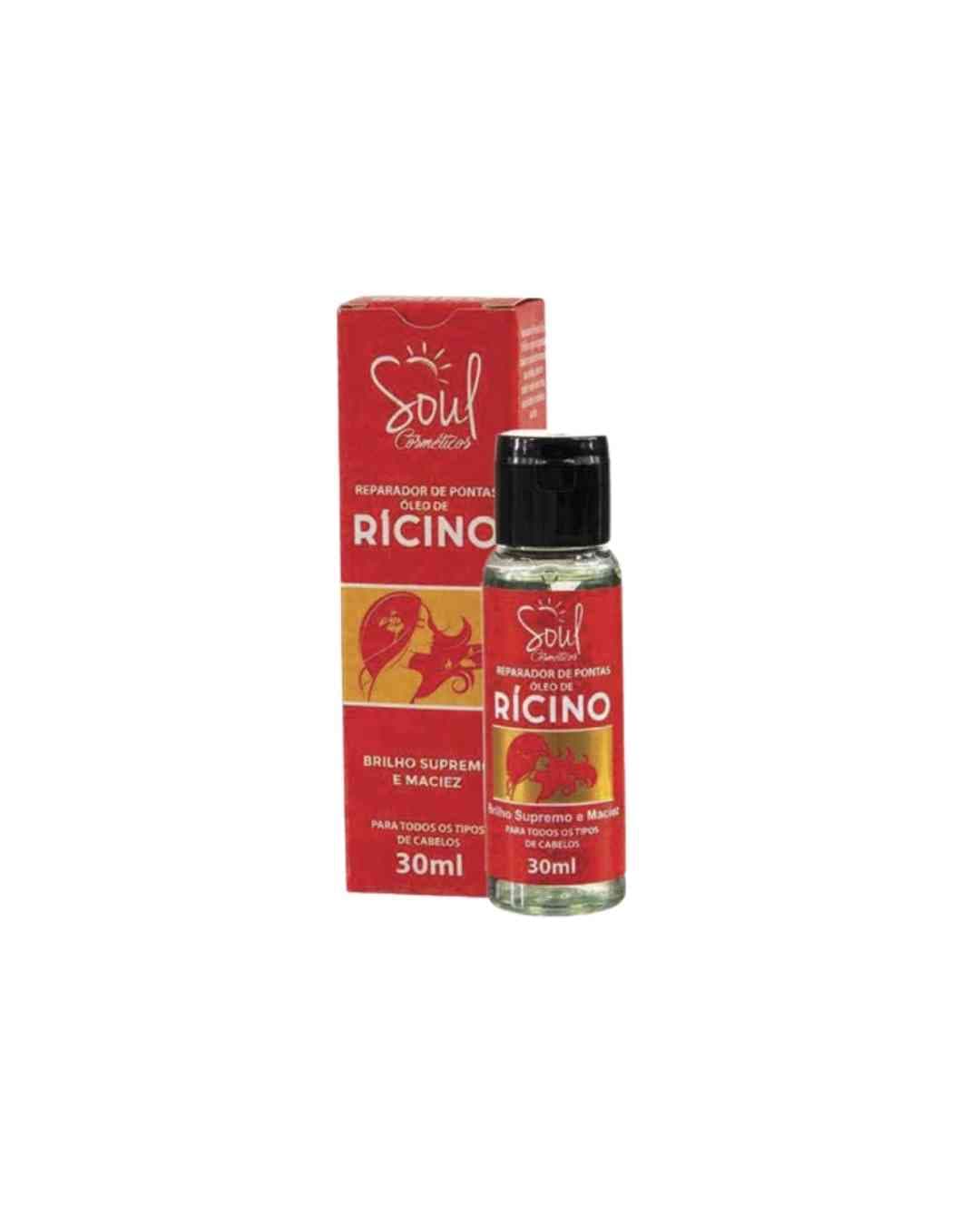 REPARADOR DE PONTAS OLEO DE RICINO 30 ML SOUL COSMETICOS