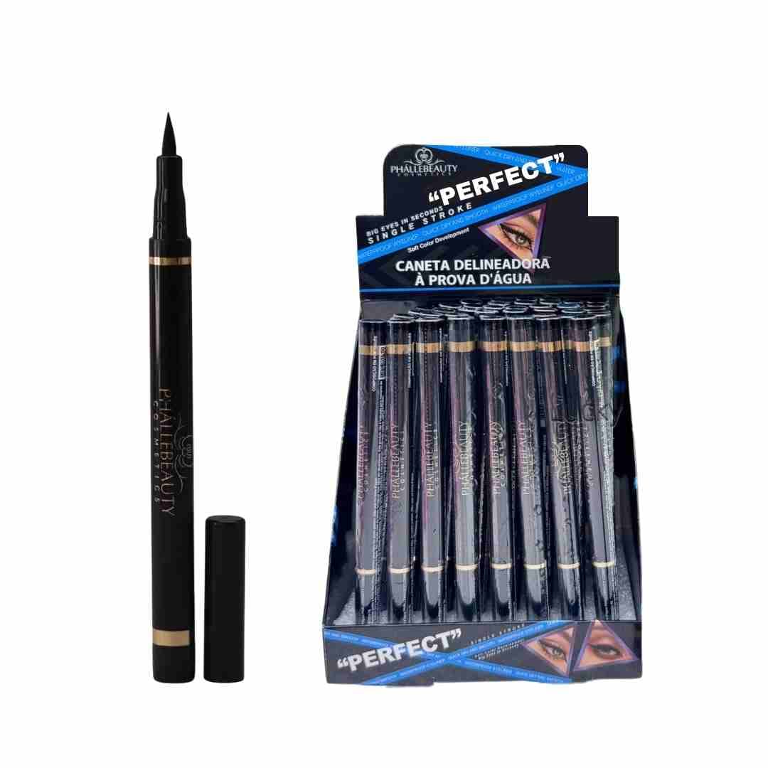 PH8010 CANETA DELINEADORA A PROVA D AGUA CX/48 PHALLEBEAUTY
