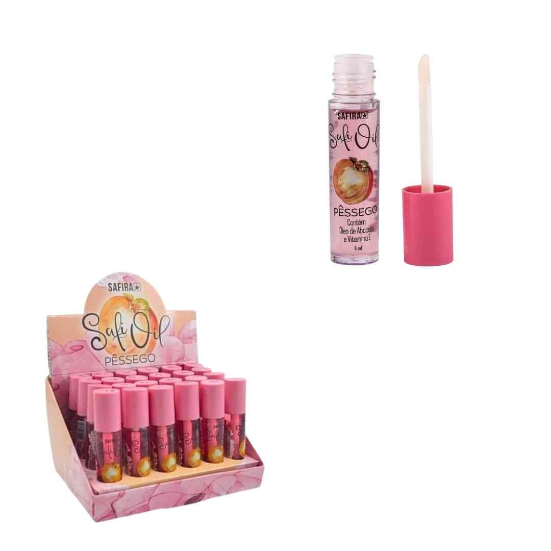 LIP OIL SAFI PESSEGO CX/24 SAFIRA
