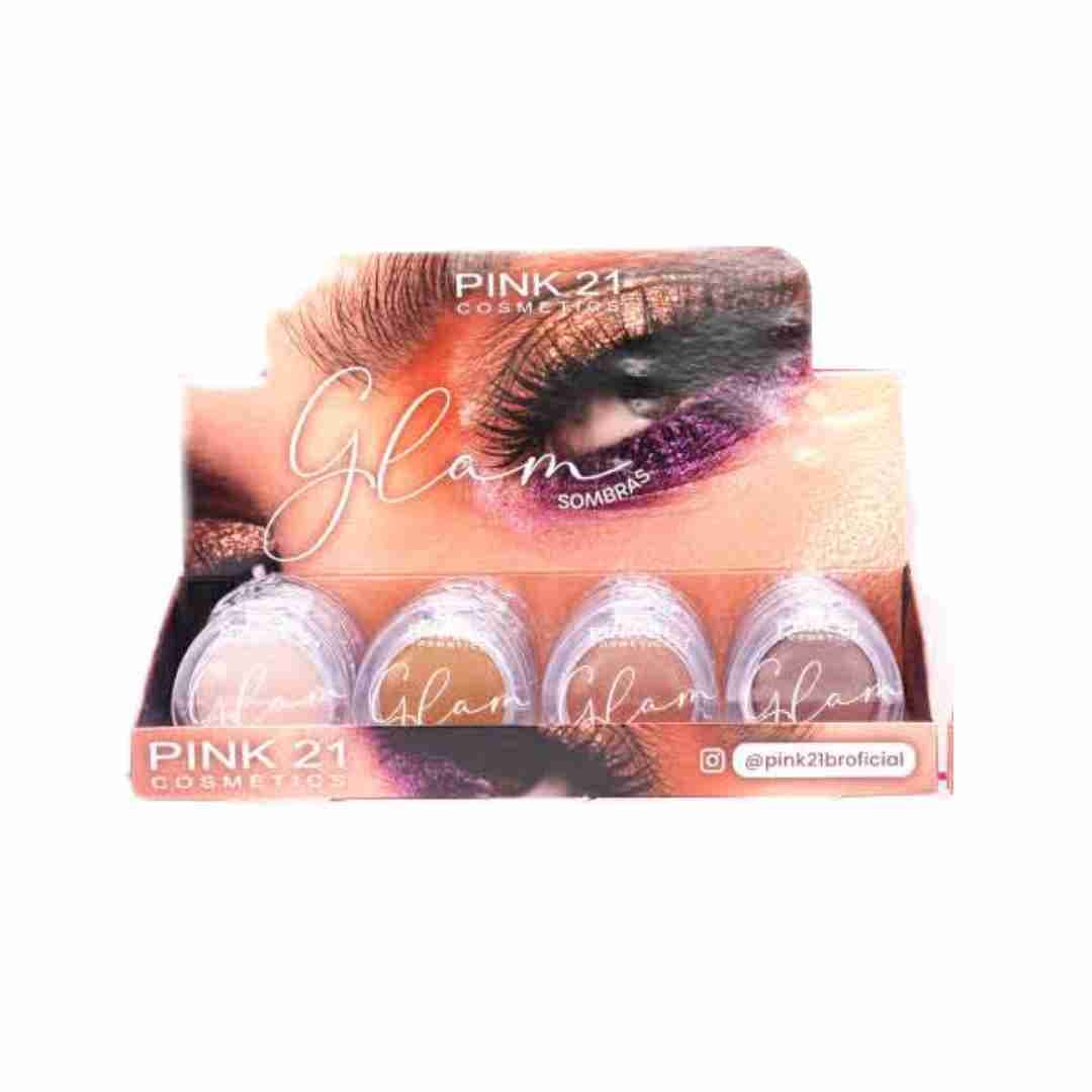 CS4042 PALETA DE SOMBRAS GLAN COR A CX/24 PINK 21