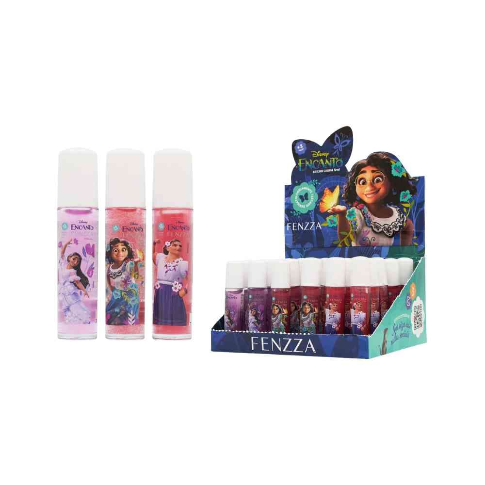 DIS308 BRILHO LABIAL INFANTIL ENCANTOA CX/30 FENZZ MAKE UP