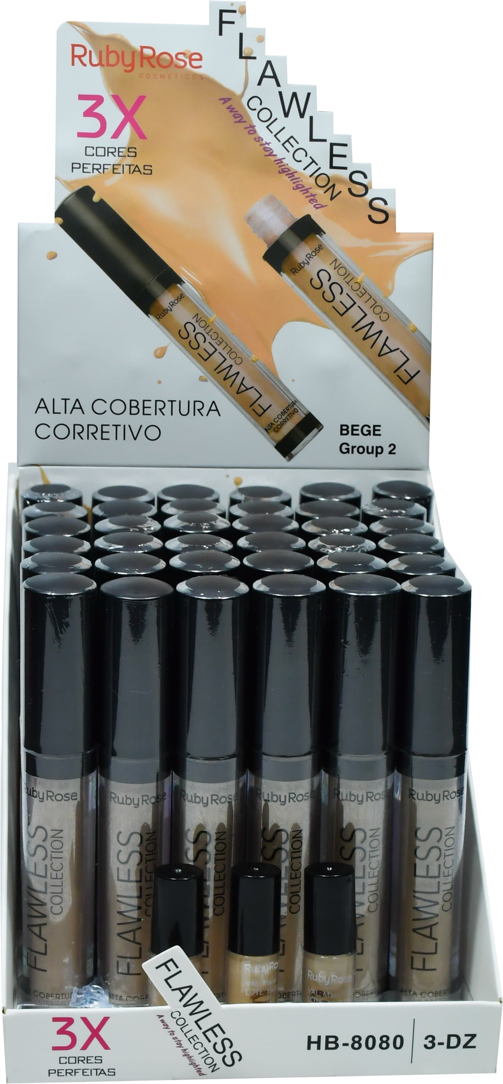 HB 8080-2 CORRETIVO FLAWLESS COLLECTION RUBY ROSE CX/36