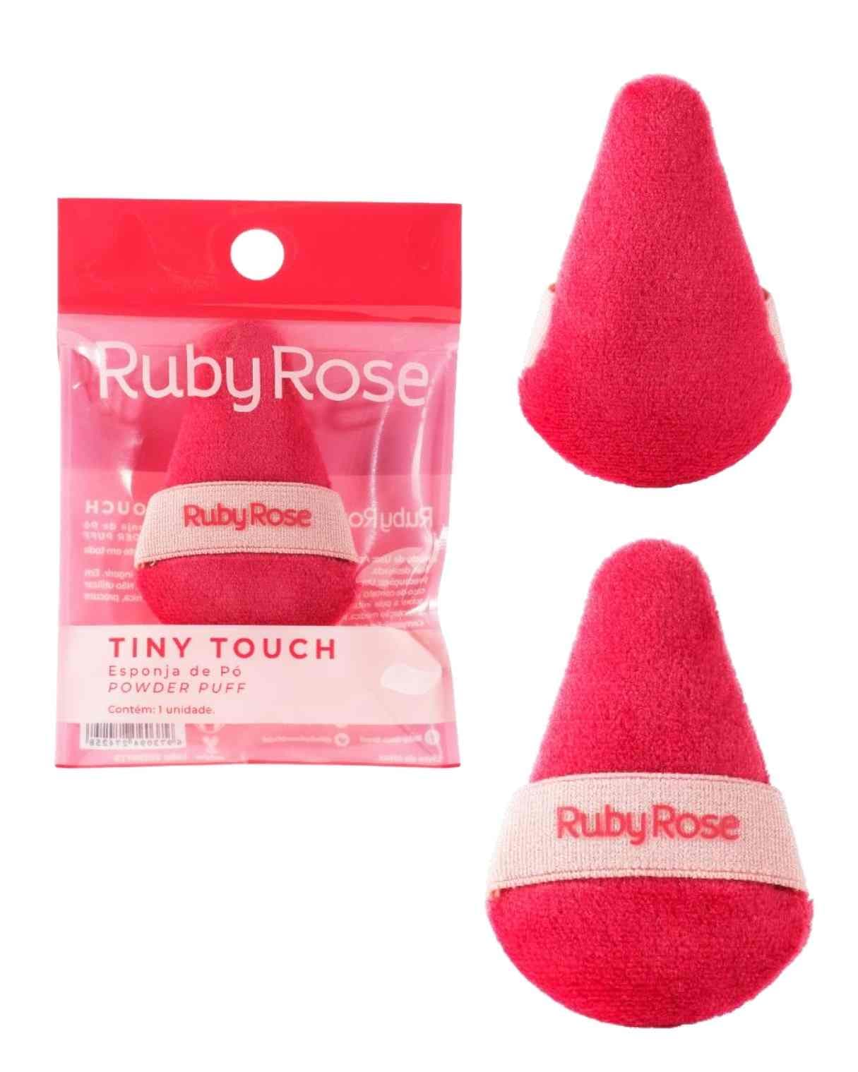 HB A7005 ESPONJA TINY TOUCH LINHA ROSA PC/12 RUBY ROSE