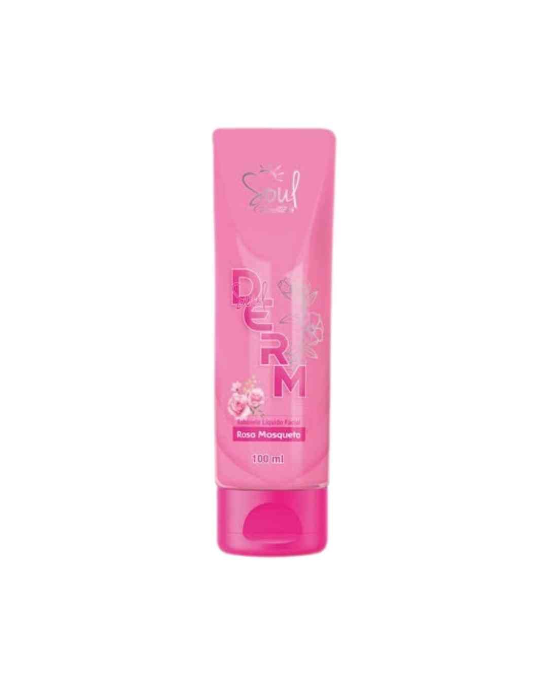 SABONETE LIQUIDO FACIAL ROSA MOSQUETA 100ML SOUL COSMETICOS