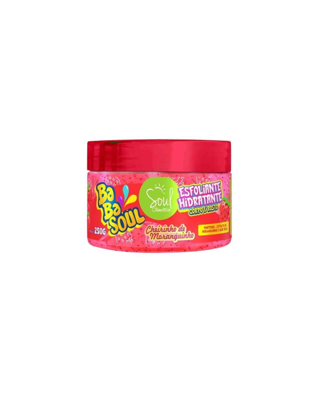 HID. ESFOLIANTE BABASOUL MORANGUINHO 250GR SOUL COSMETICOS