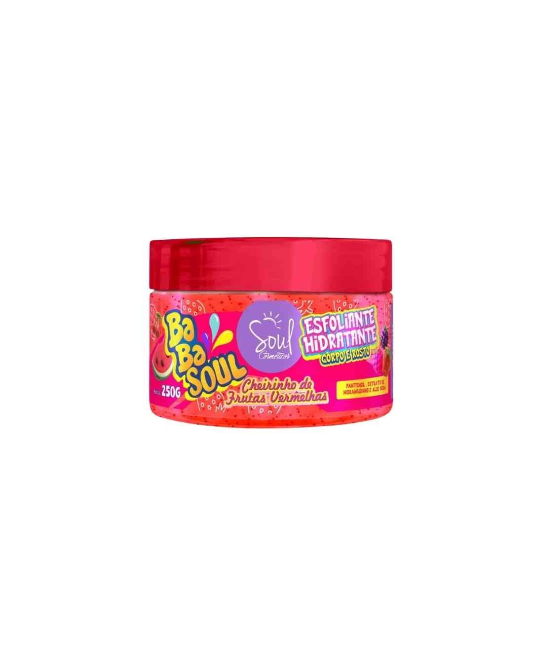 HID. ESFOLIANTE BABASOUL FRUTAS VERME 250GR SOUL COSMETICOS