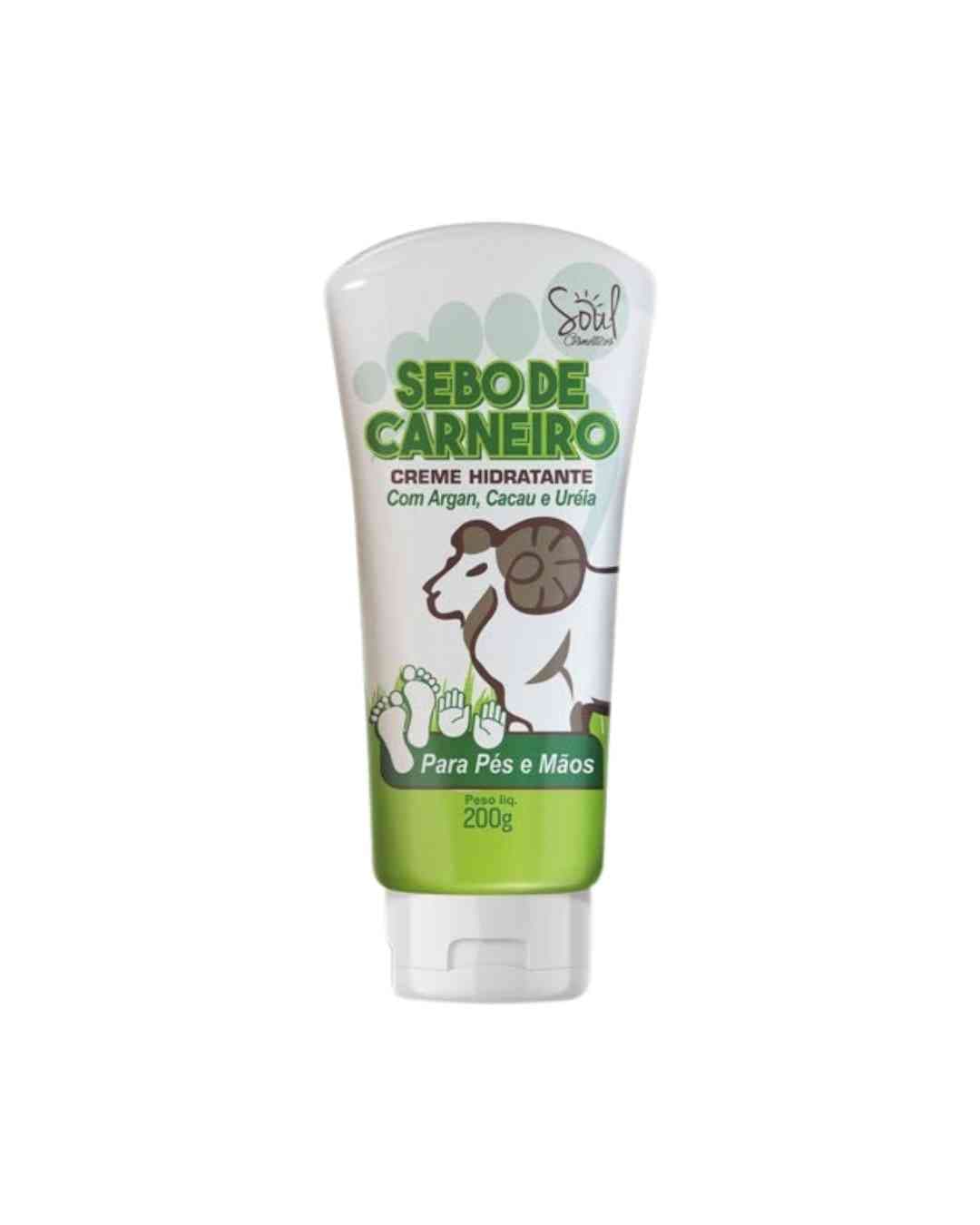 CREME SEBO DE CARNEIRO ARGAN 200GR SOUL COSMETICOS