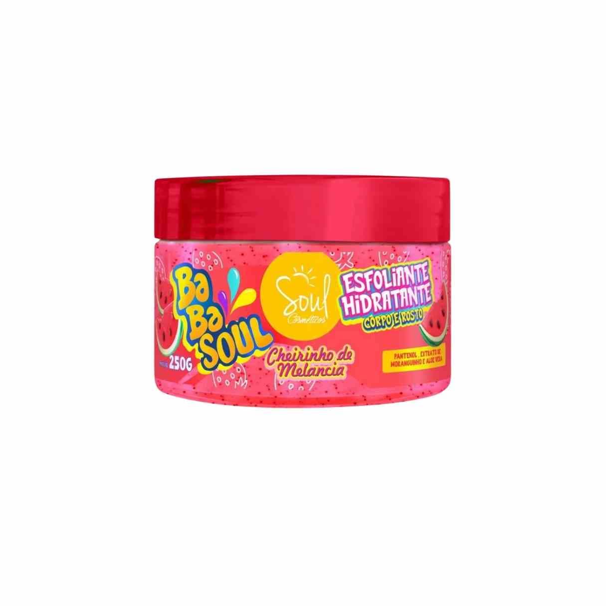 HID. ESFOLIANTE BABASOUL MELANCIA 250GR SOUL COSMETICOS