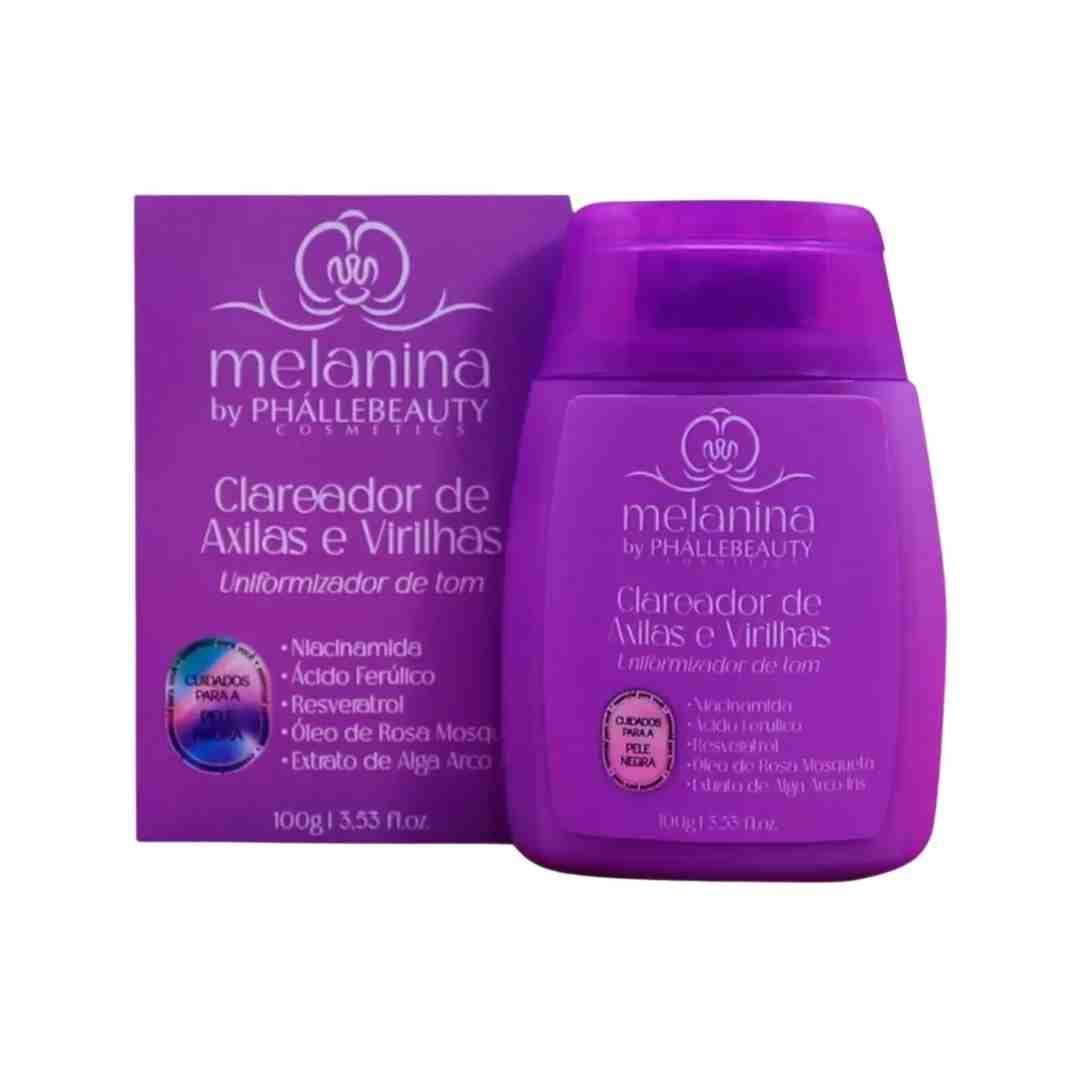 PH0809 CLAREADOR AXILA E VIRILHA 100ML MELANINA PHALLEBEAUTY