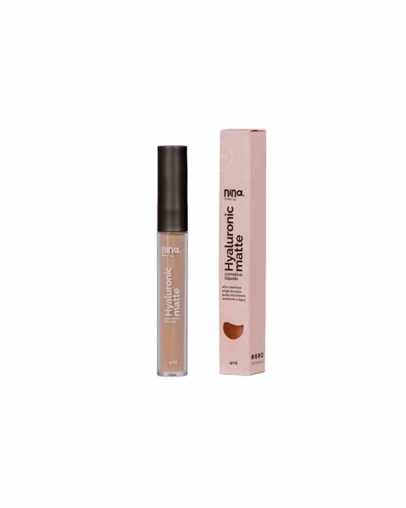 CORRETIVO LIQUIDO HYALURONIC MATTE COR 2 NINA MAKEUP