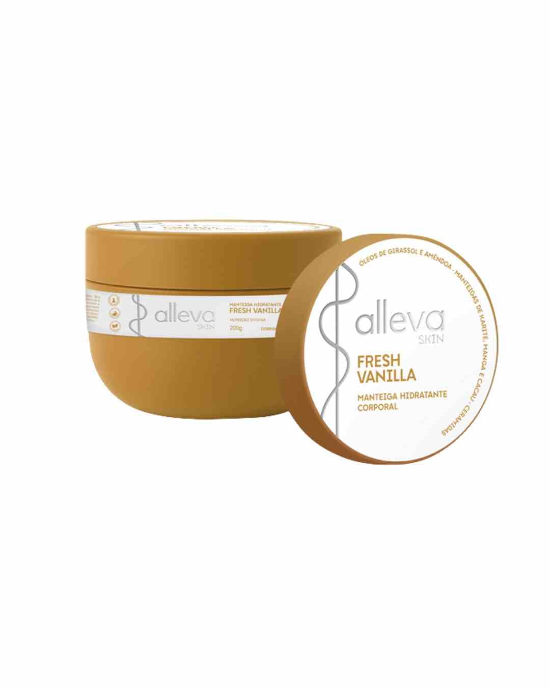 AL7601 MANTEIGA CORPORAL FRESH VANILLA 200G ALLEVA