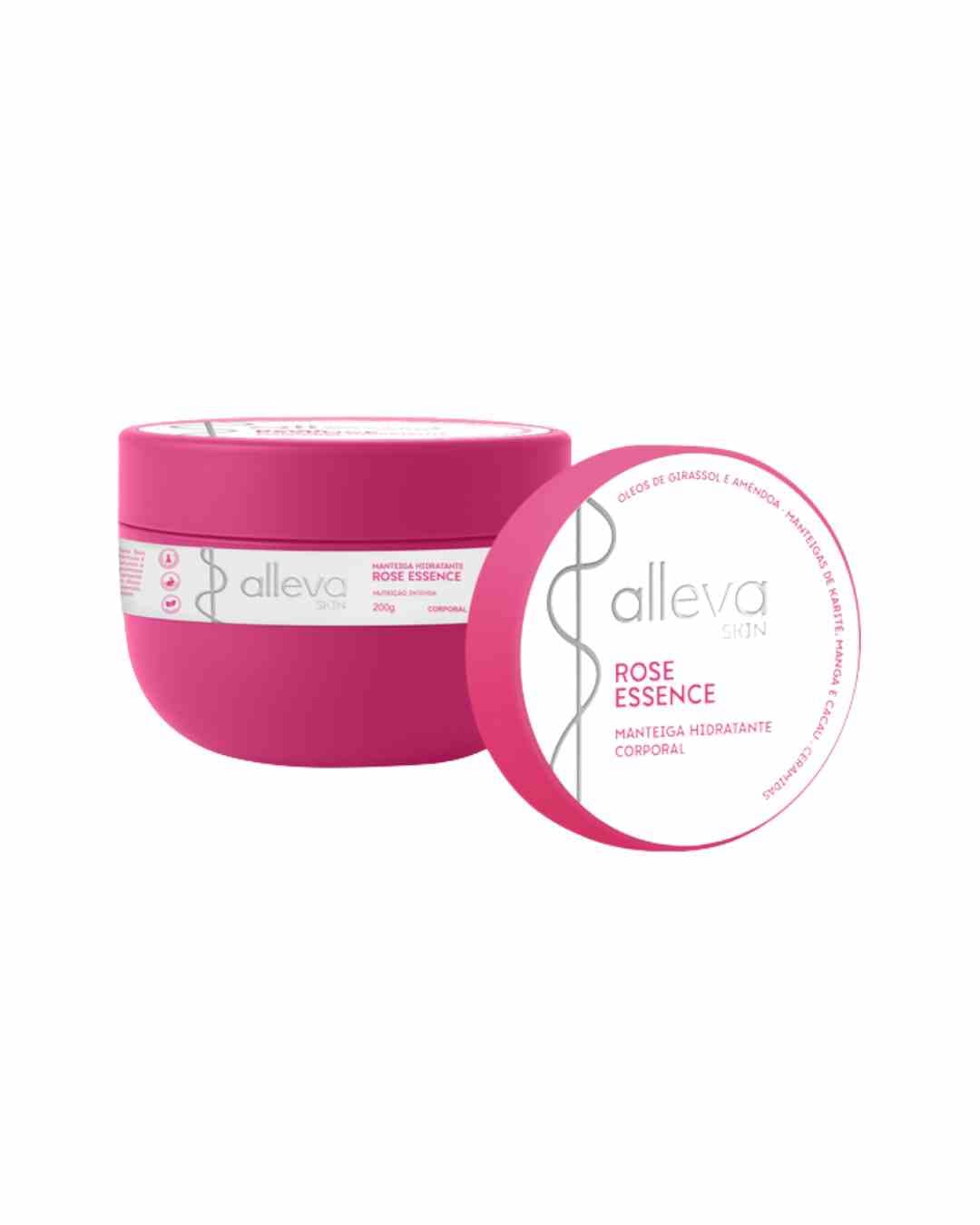 AL7603 MANTEIGA CORPORAL ROSE ESSENCE 200G ALLEVA