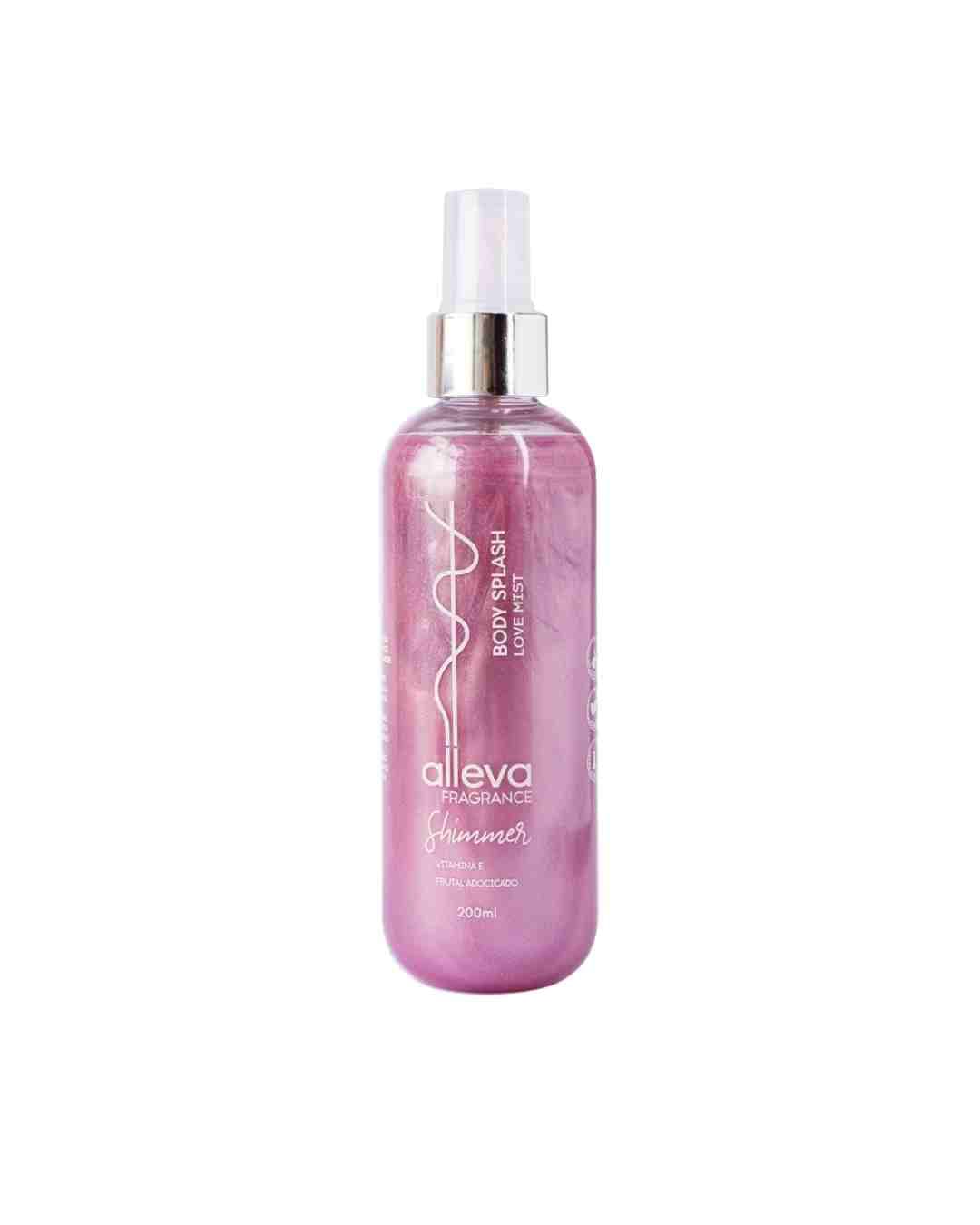 AL5056 BODY SPLASH SHIMMER LOVE MIST 200ML ALLEVA