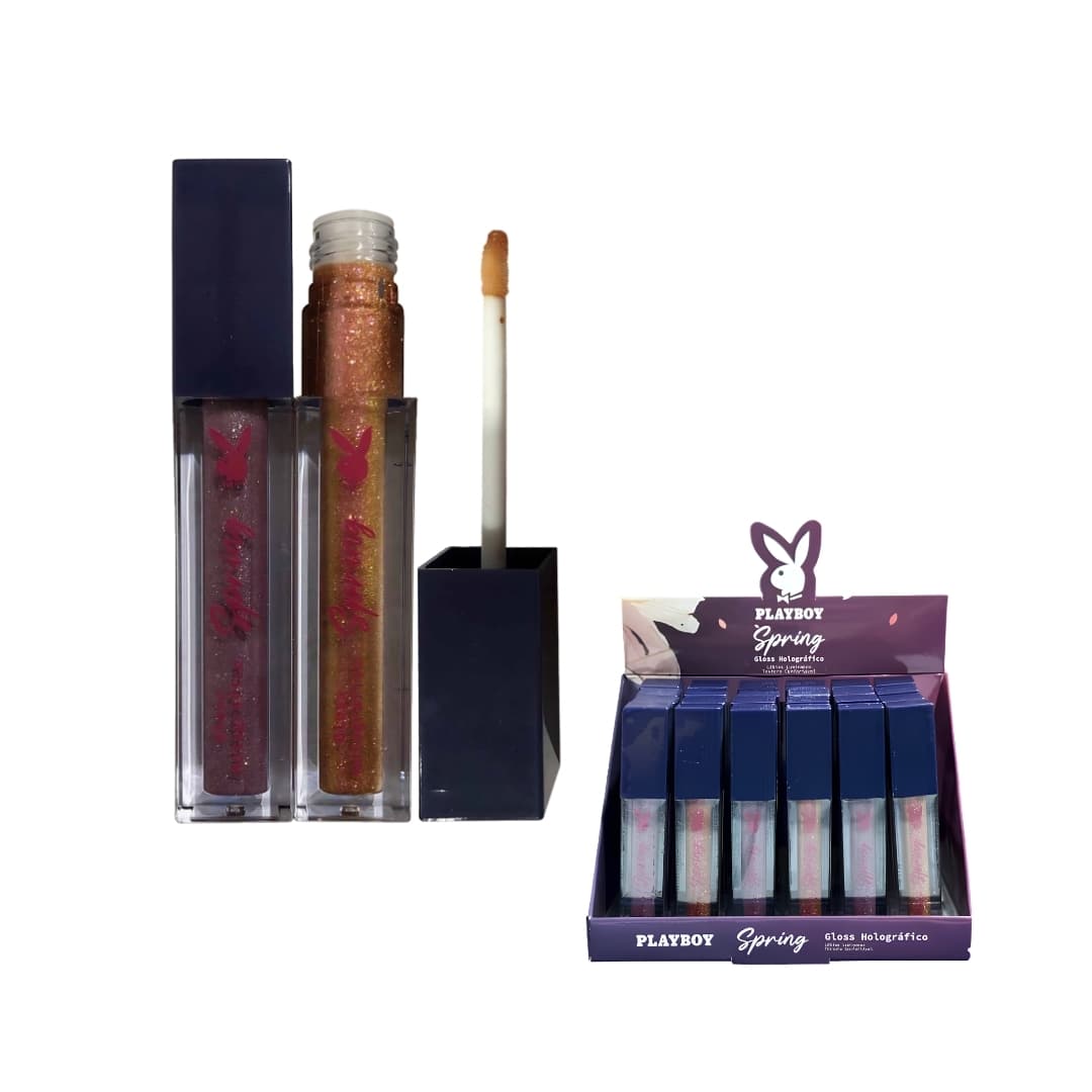 HB106218 GLOSS HOLOGRAFICO SPRING CX/24 PLAYBOY