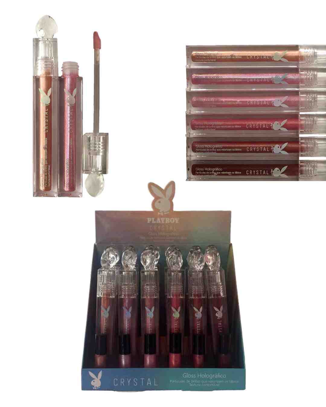 HB105324 GLOSS HOLOGRAFICO CRYSTAL CX/24