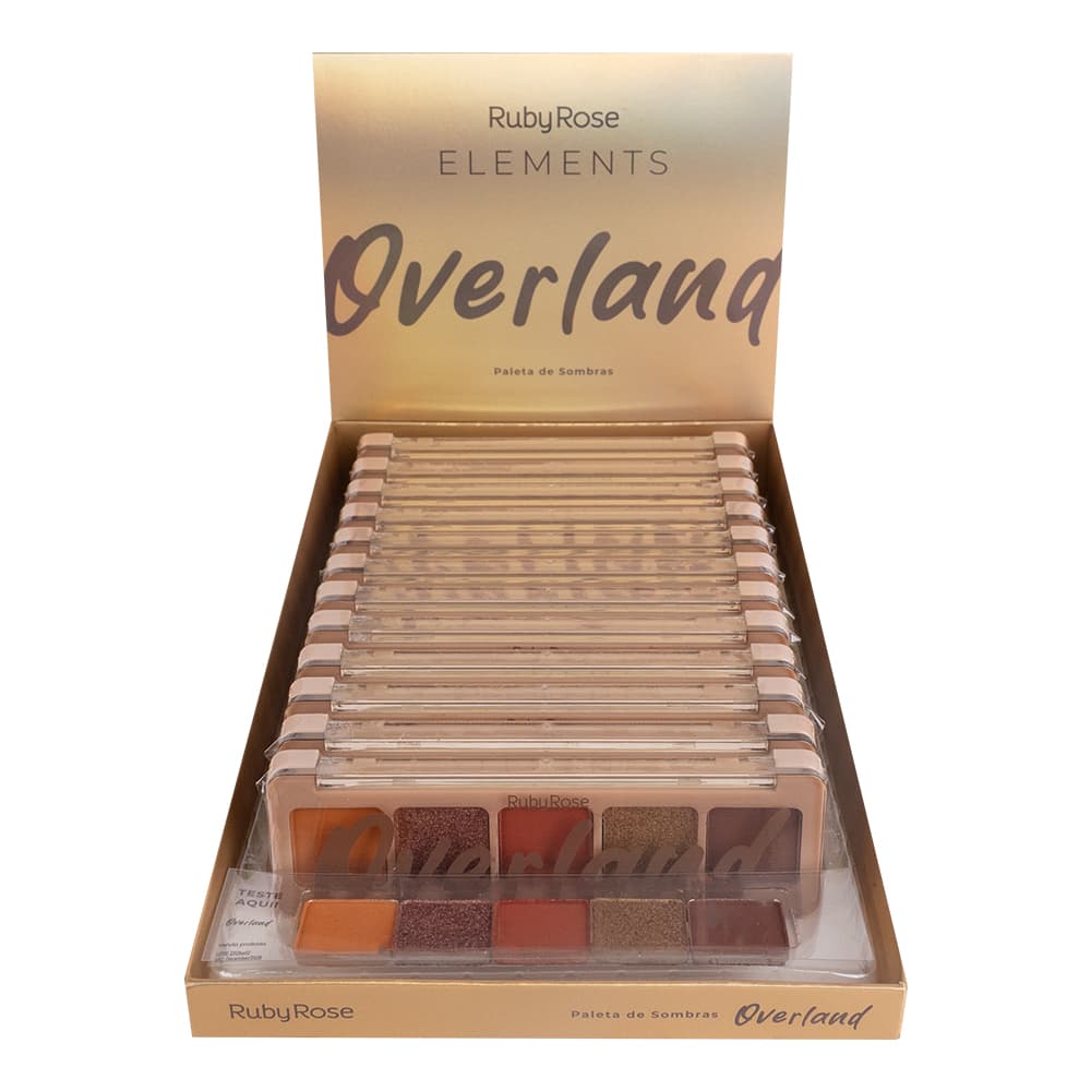 HB F533 PALETA DE SOMBRAS OVERLAND RUBY ROSE CX/12
