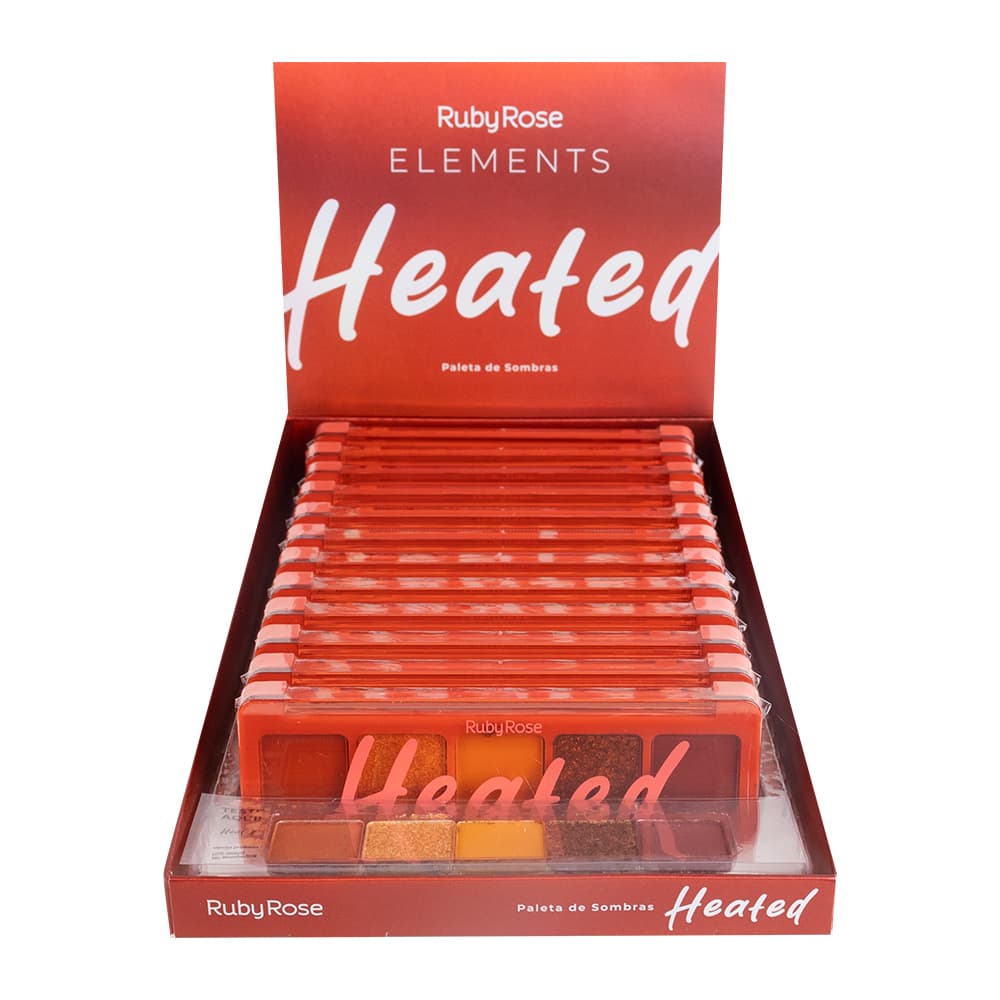 HB F534 PALETA DE SOMBRAS HEATED CX/12