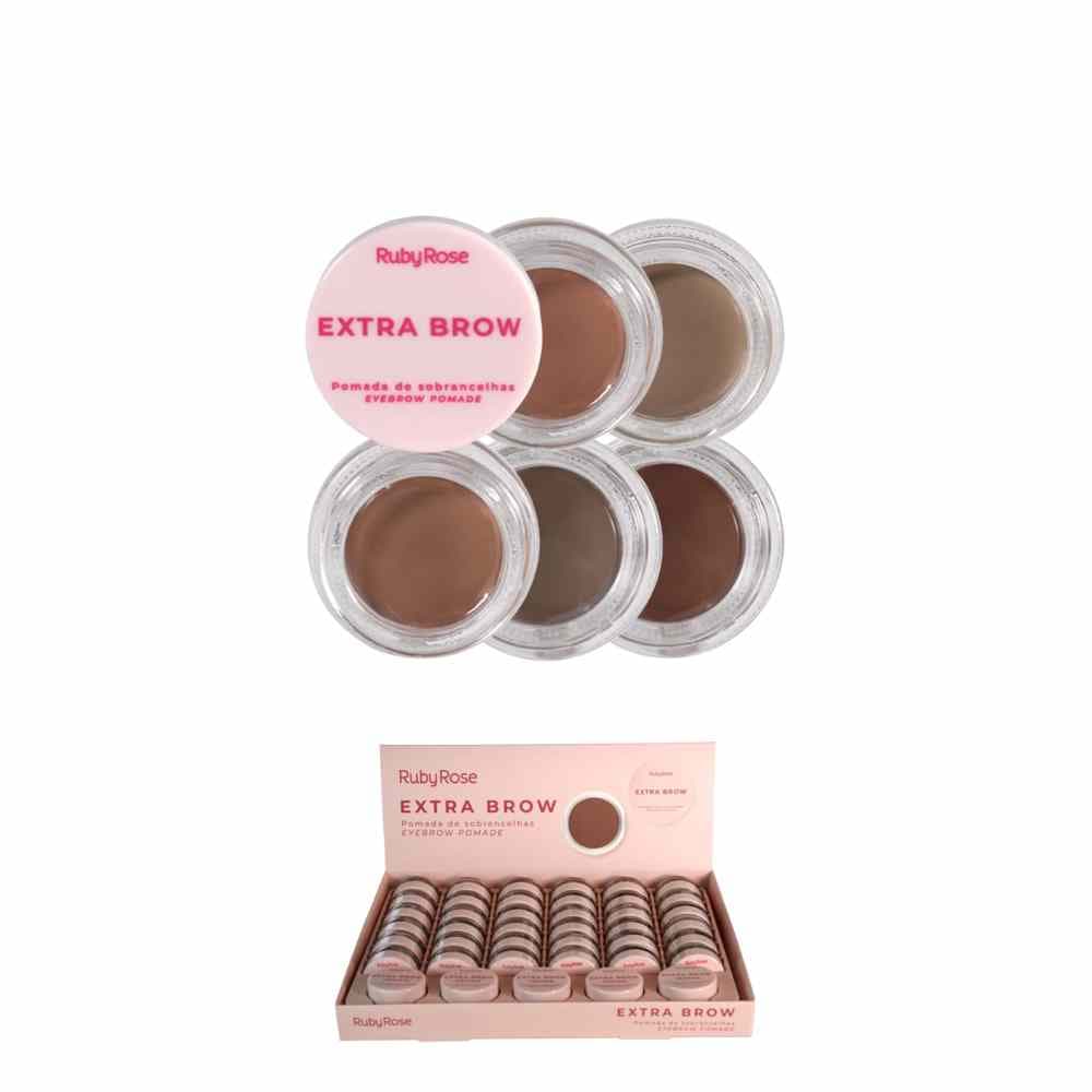 HB E2502 POMADA SOBRANCELHAS EXTRA BROW ROSA RUBY ROSE CX/36