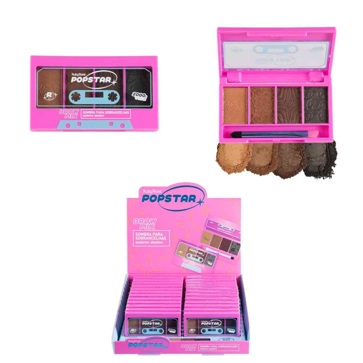HB E2510 SOMBRA P/ SOBRANCELHAS POPSTAR RUBY ROSE CX/24