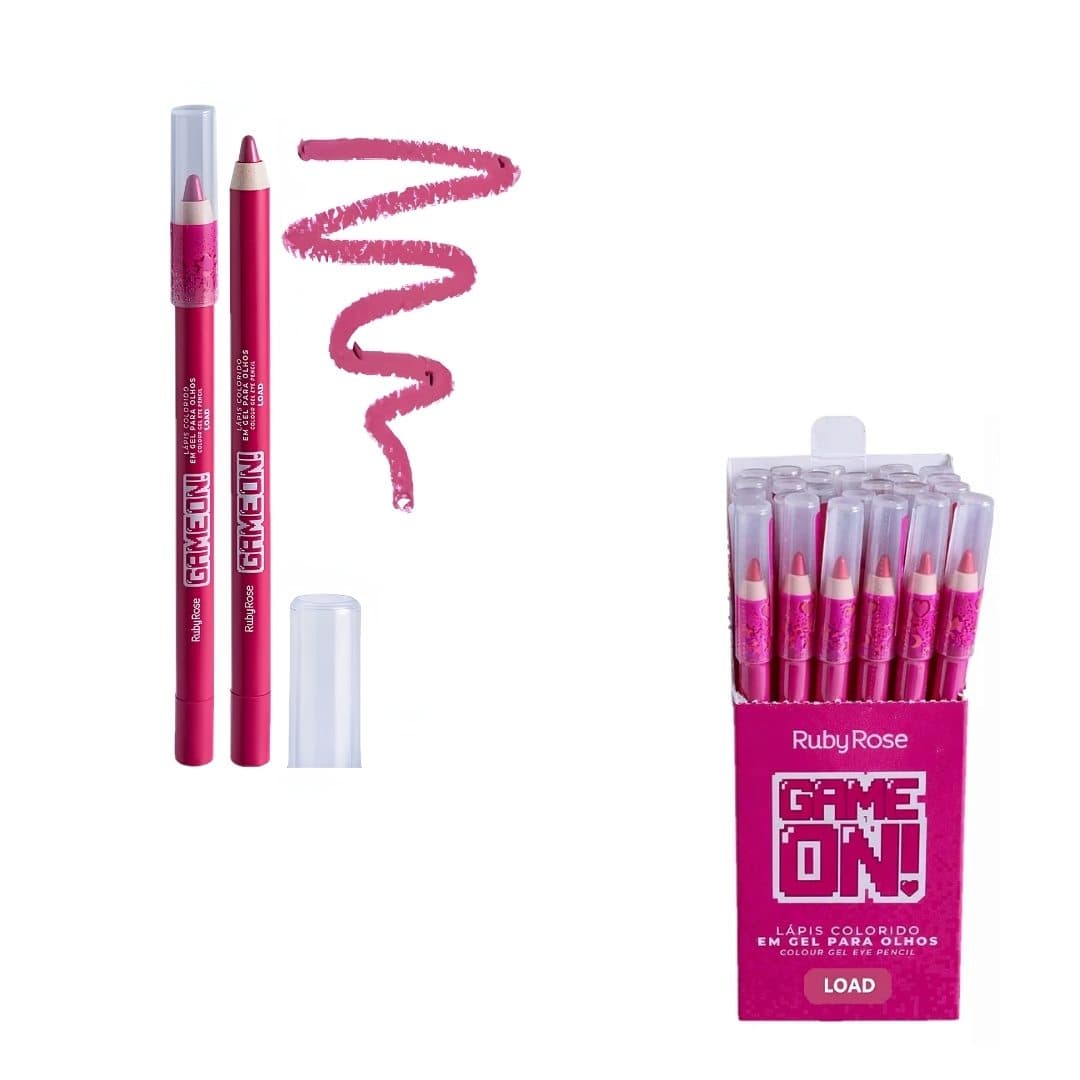 HB 2400-3 LAPIS COLORIDO GEL P OLHOS GAME ON RUBY ROSE CX/24
