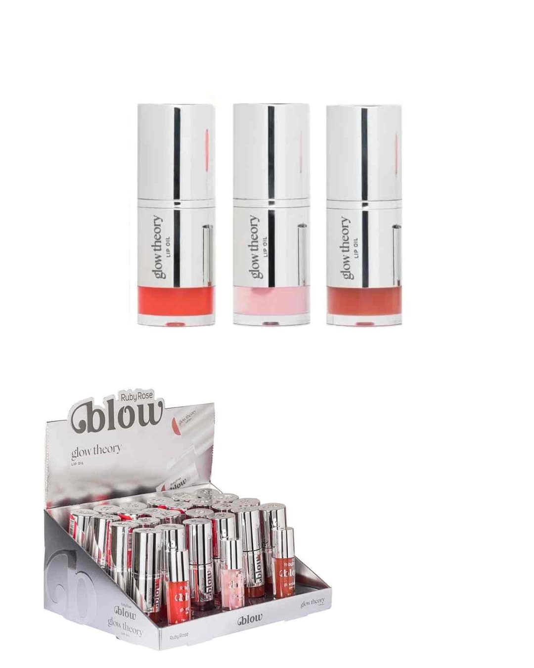 HB L6513 LIP OIL GLOW THEORY BLOW RUBY ROSE CX/24