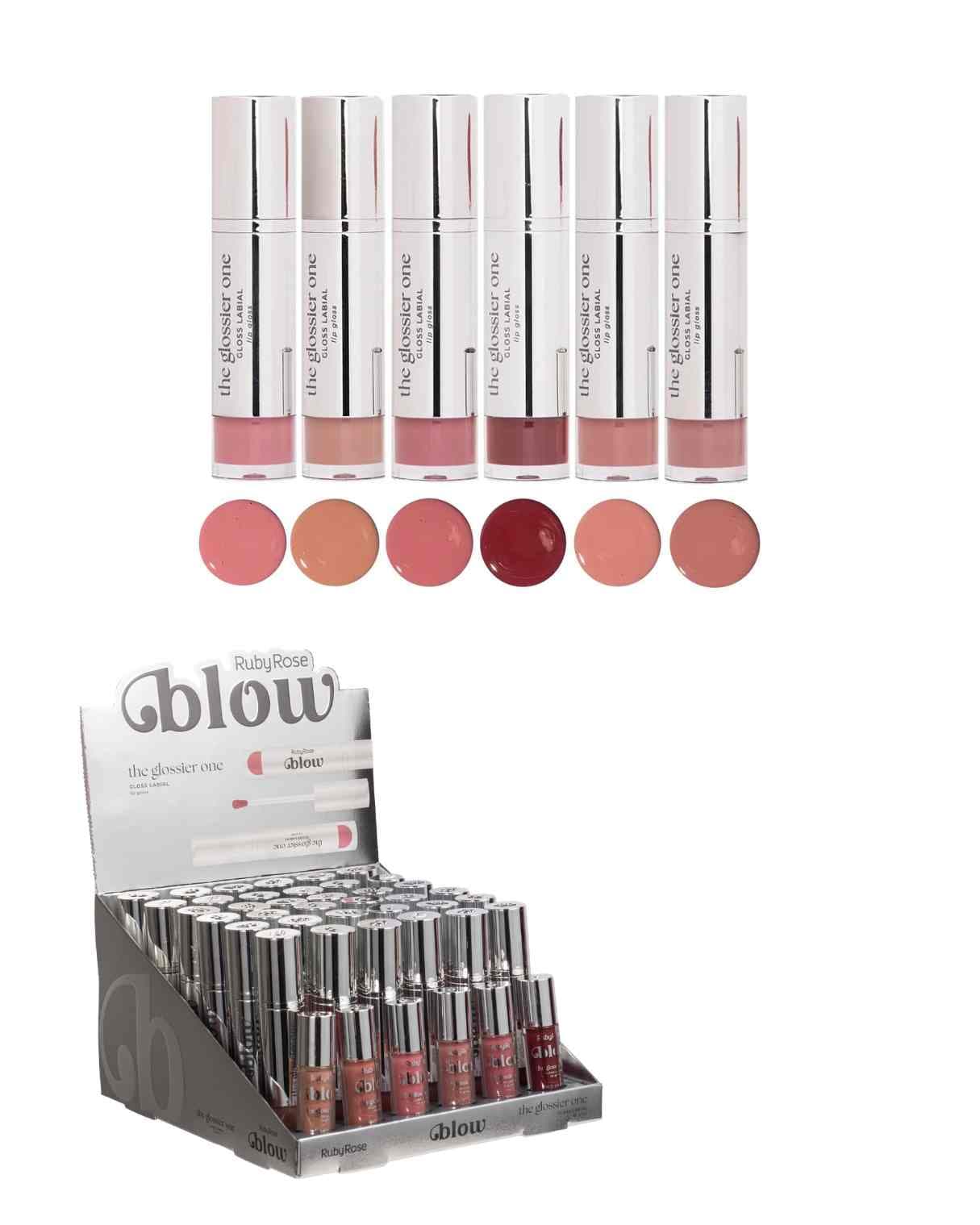 HB L6407 GLOSS LABIAL THE GLOSSIER ONE BLOW RUBY ROSE CX/36