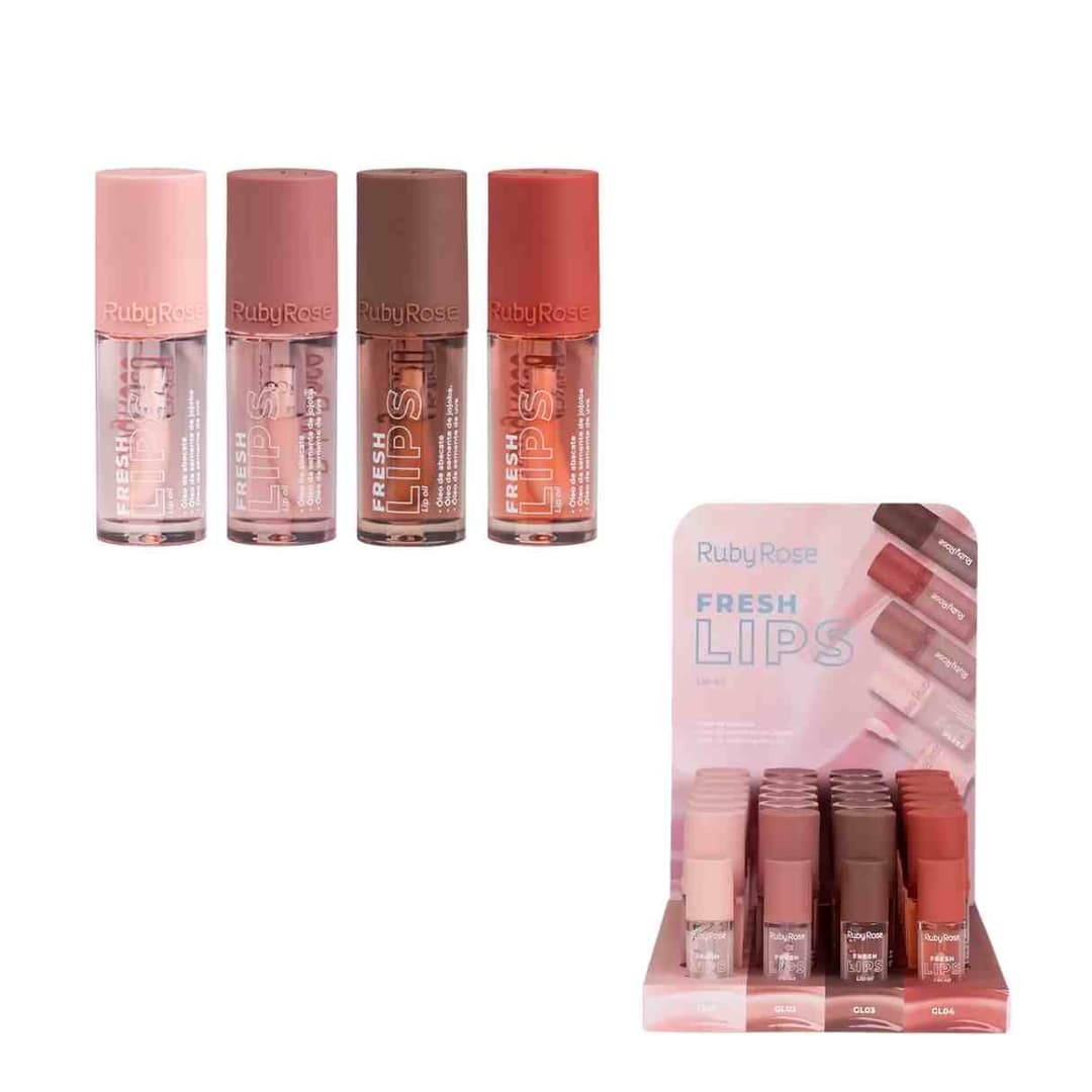 HB L6526-G1 LIP OIL FRESH LIPS RUBY ROSE CX/24