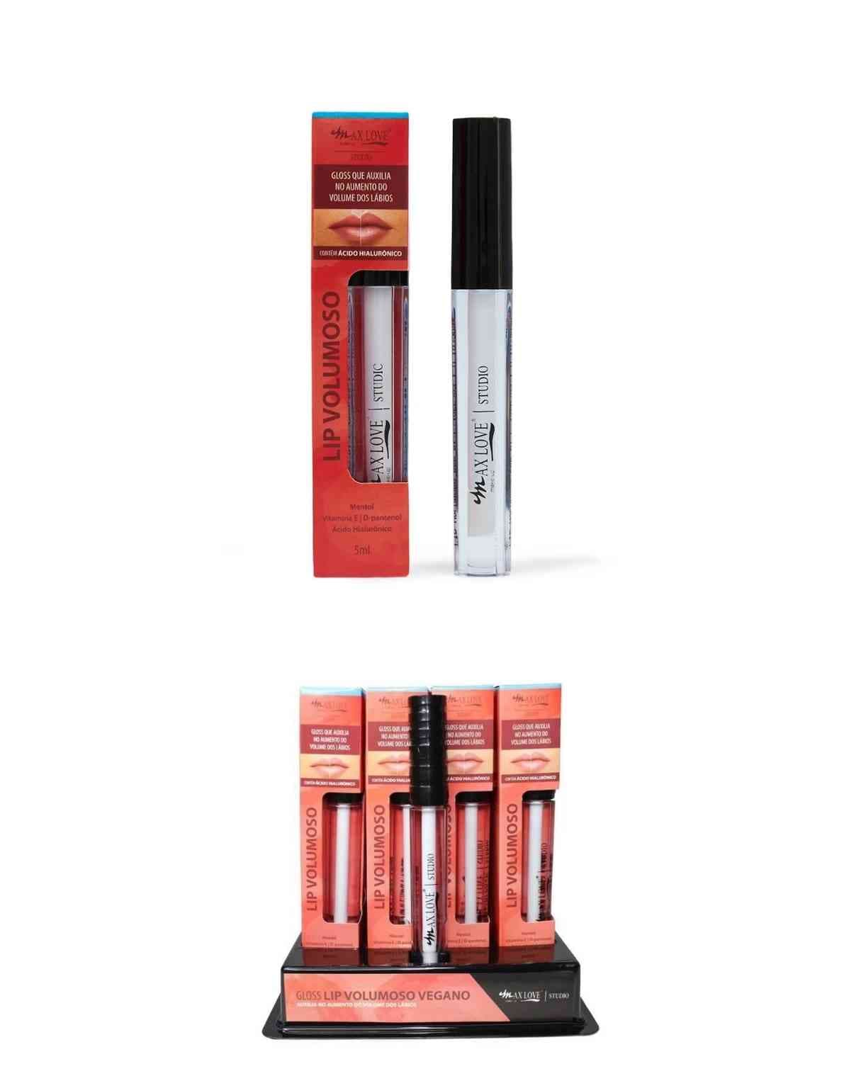 GLOSS LIP VOLUMOSO COR 1 CX/32 MAX LOVE