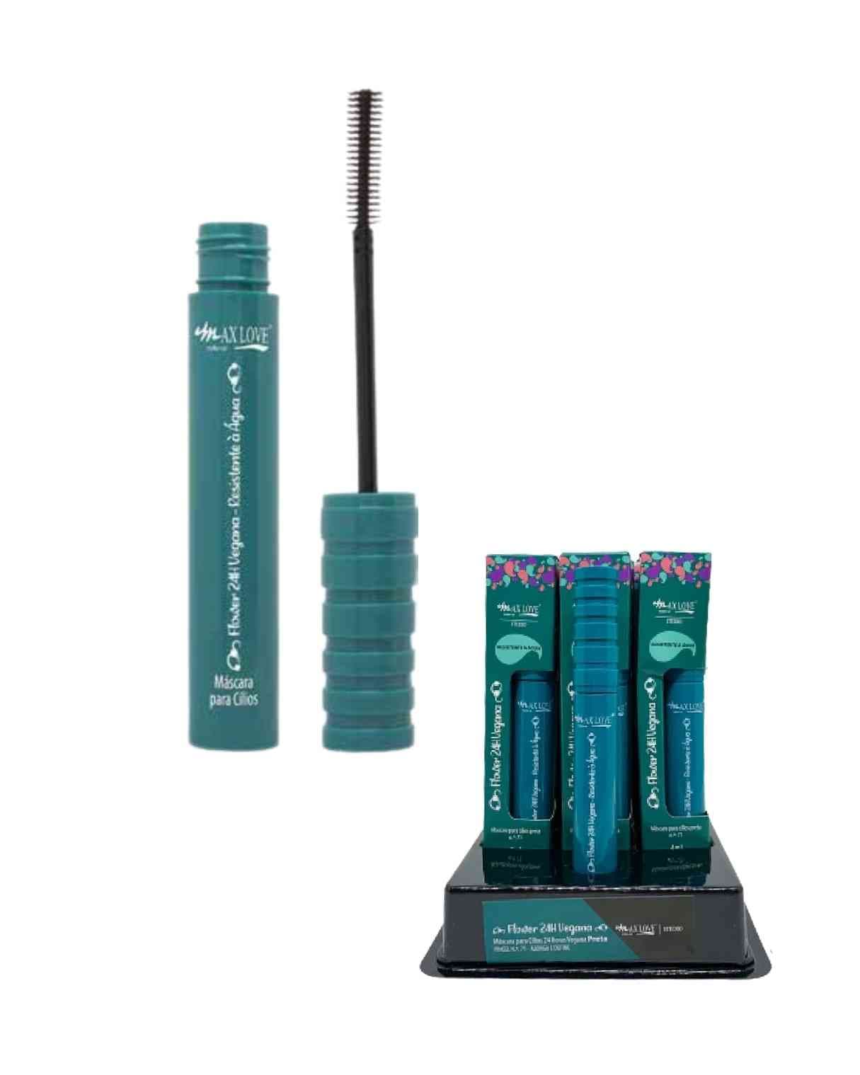 MASCARA PARA CILIOS FLOWER VEGANA Nº71 CX/24 MAX LOVE
