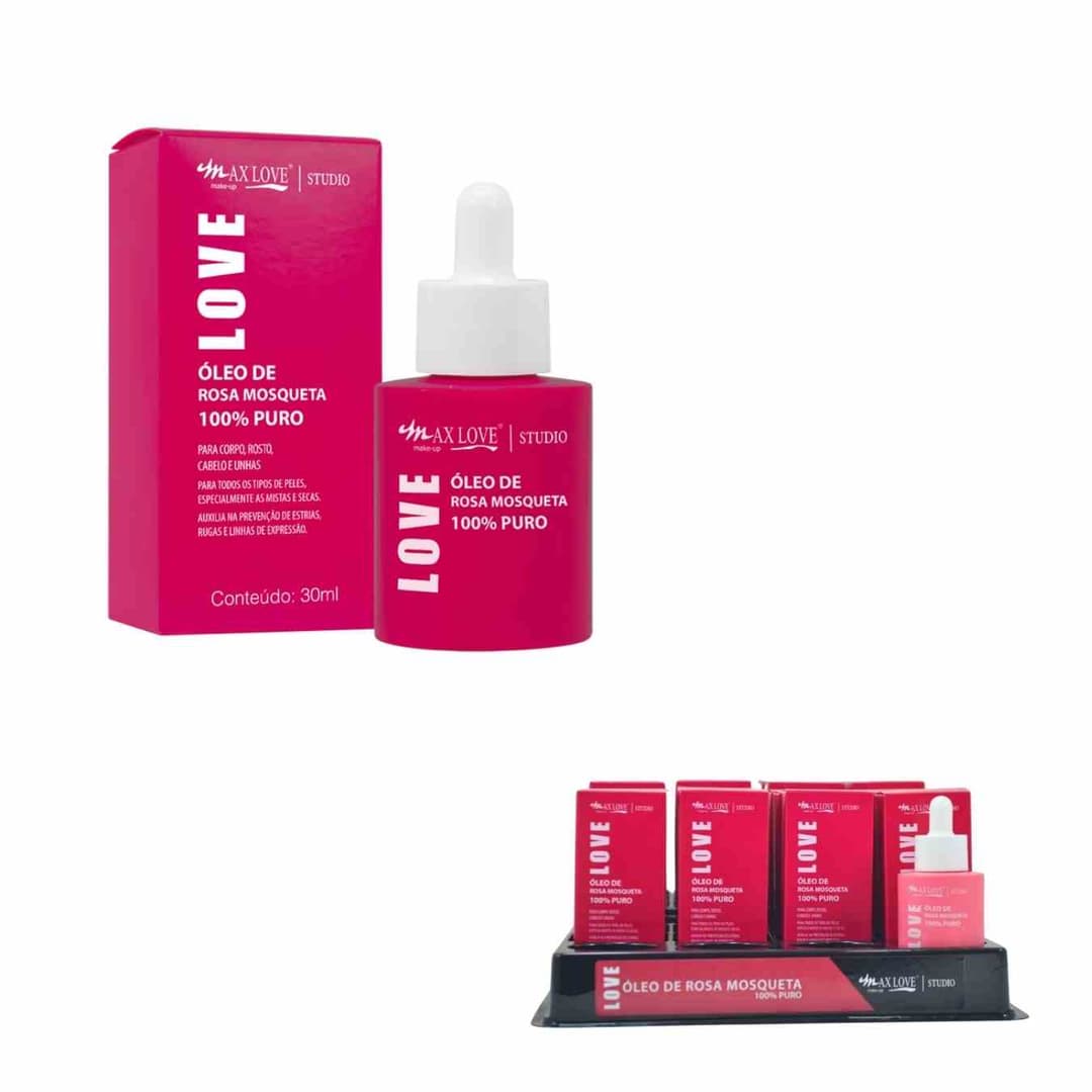 OLEO DE ROSA MOSQUETA 30 ML CX/24 MAX LOVE