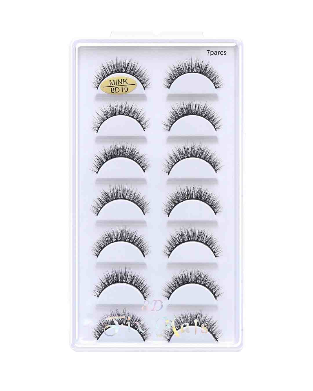 F017 CILIO POSTICO MINK 8DX10 7 PARES RUBY ANJO
