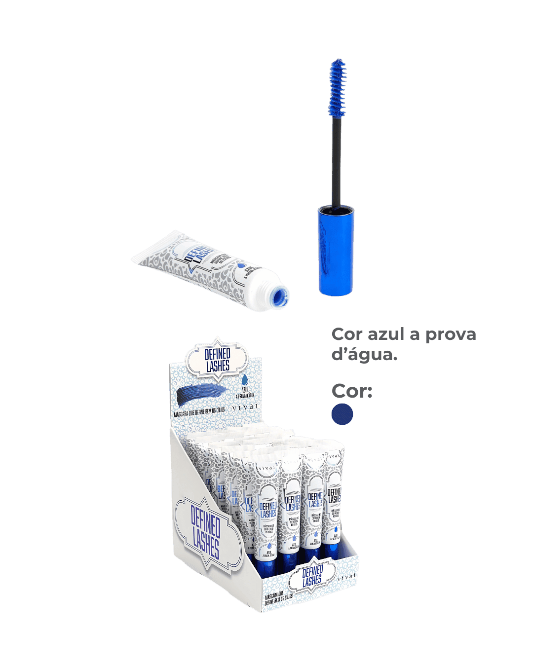 2048.1.1 MASCARA DE CILIOS DEFINED LASHES CX/24 VIVAI