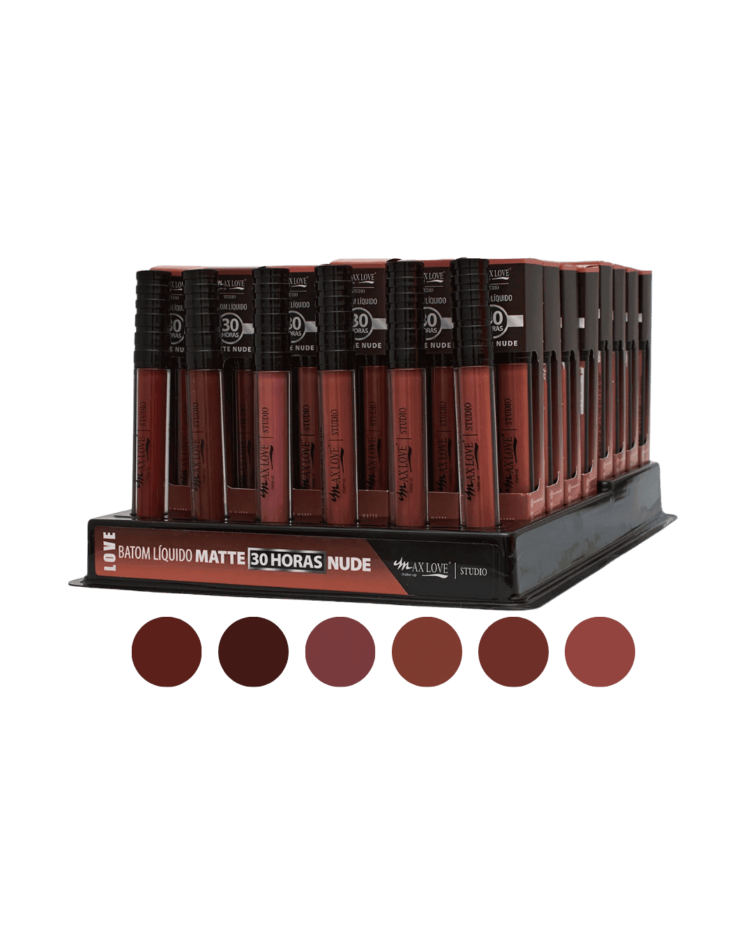 BATOM LIQUIDO MATTE 30 HORAS (662 AO 667) CX/48 MAX LOVE