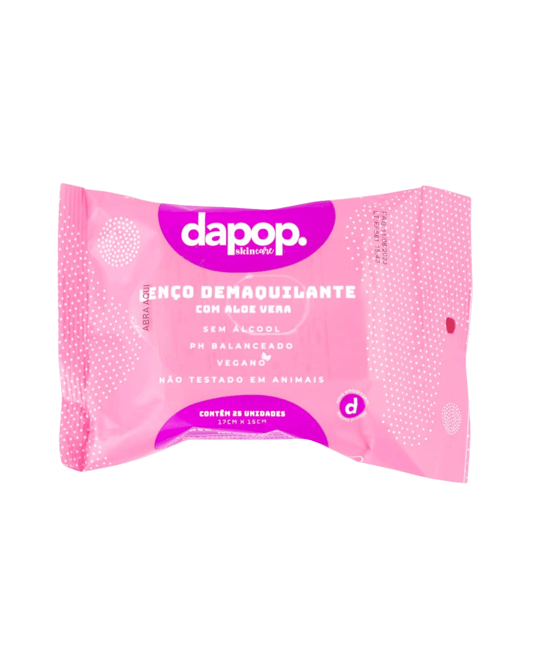 DP2224 LENCO DEMAQUILANTE ALOE VERA DAPOP