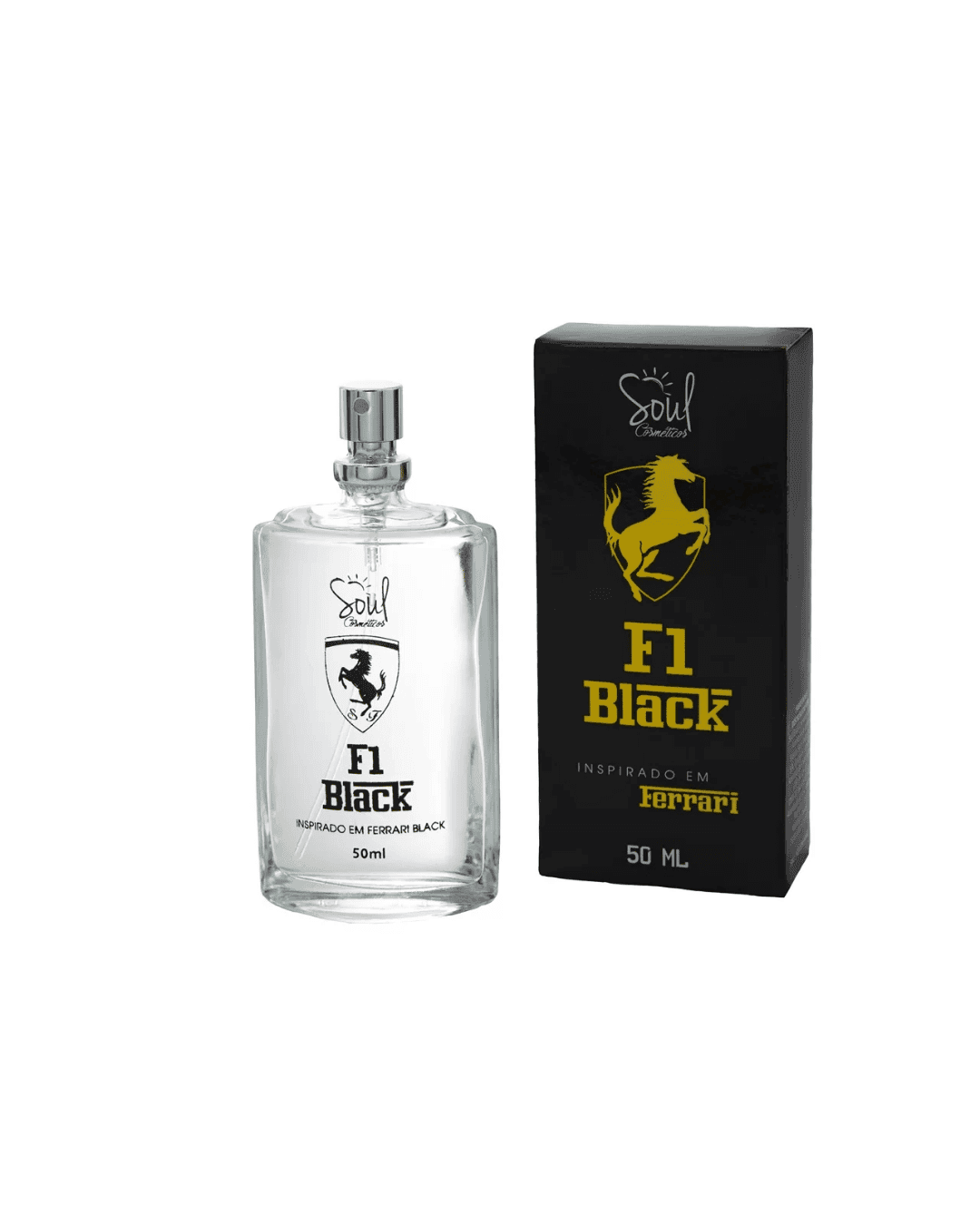 DEO COLONIA F1 BLACK SOUL COSMETICOS 50ML