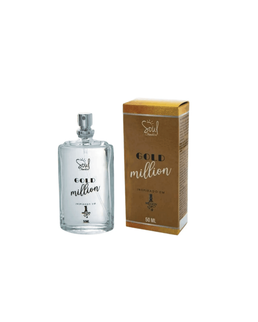 DEO COLONIA GOLD MILLION 50ML SOUL COSMETICOS