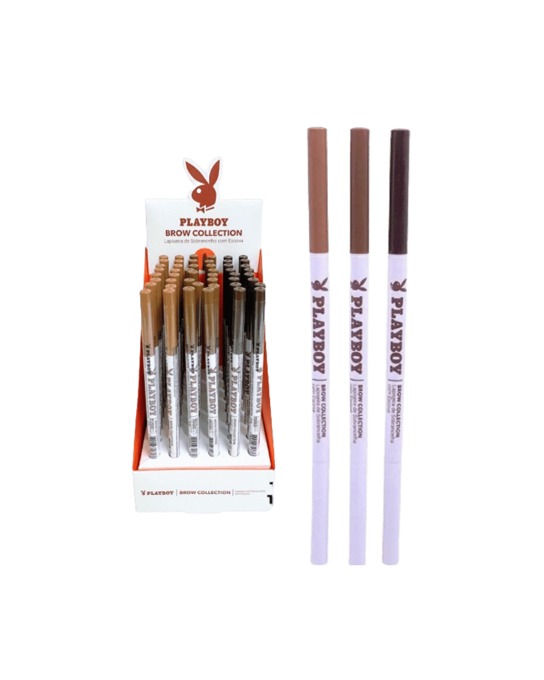 HB102356 CANETA DUO DE SOBRANCELHAS E OLHOS CX/48 PLAYBOY