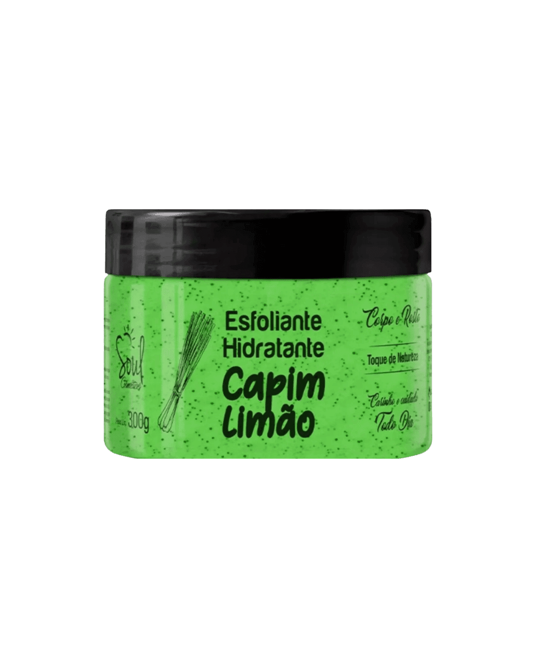 HIDRATANTE ESFOLIANTE CAPIM LIMAO 180GR SOUL COSMETICOS