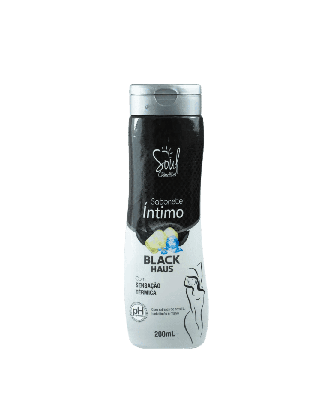 SABONETE INTIMO BLACK HAUS 210ML SOUL COSMETICOS