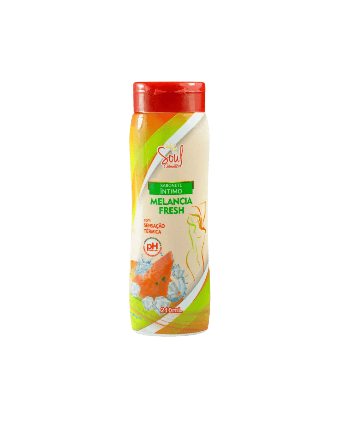 SABONETE INTIMO MELANCIA FRESH 210ML SOUL COSMETICOS