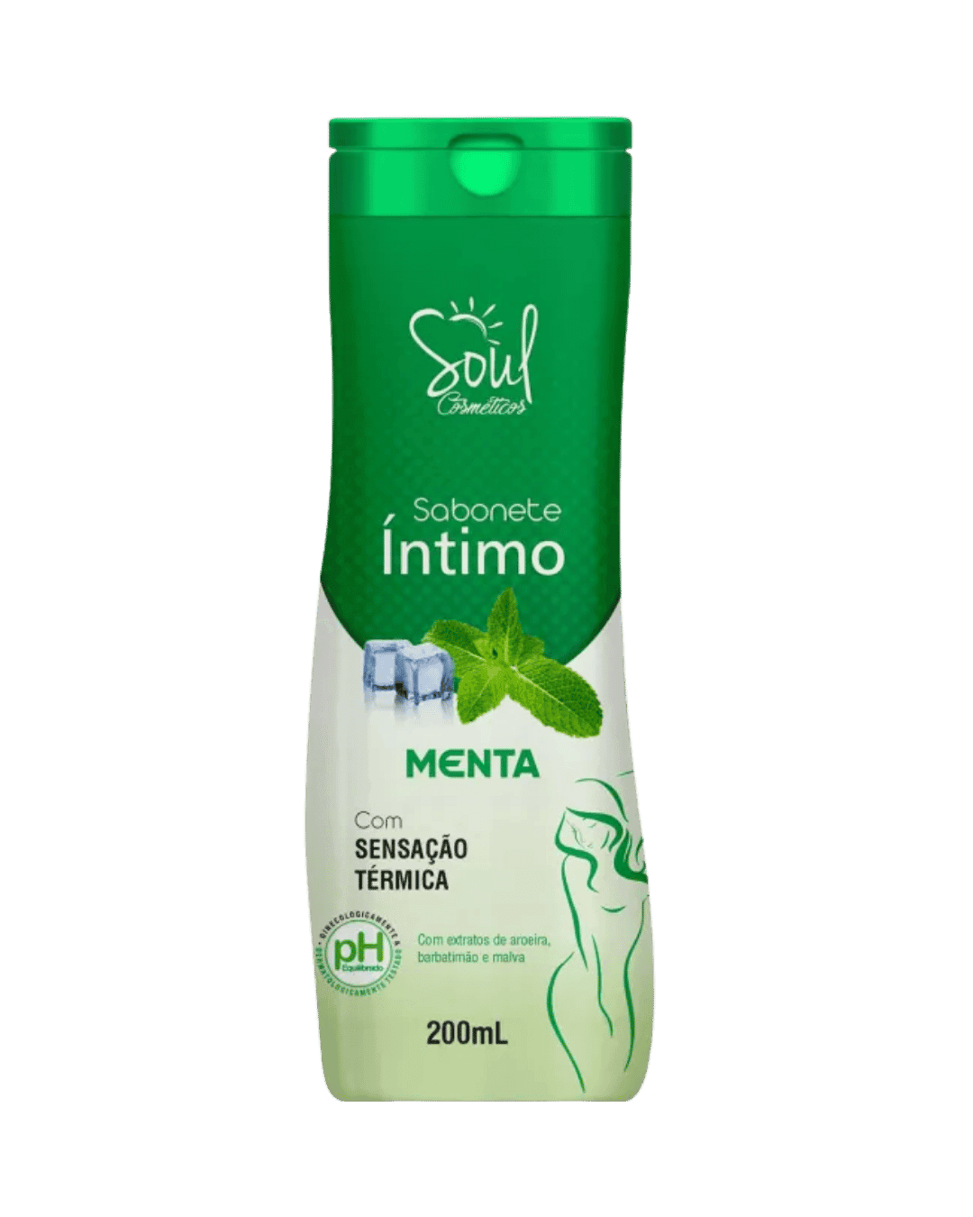 SABONETE INTIMO MENTA 200ML SOUL COSMETICOS