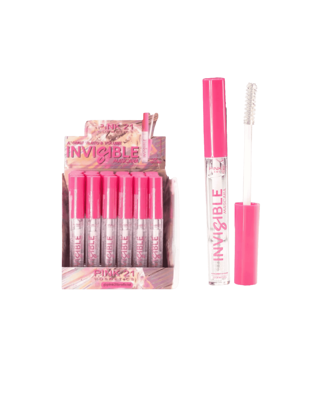 CS3658 GEL PARA SOBRANCELHAS INVISIBLE BROW CX/24 PINK 21