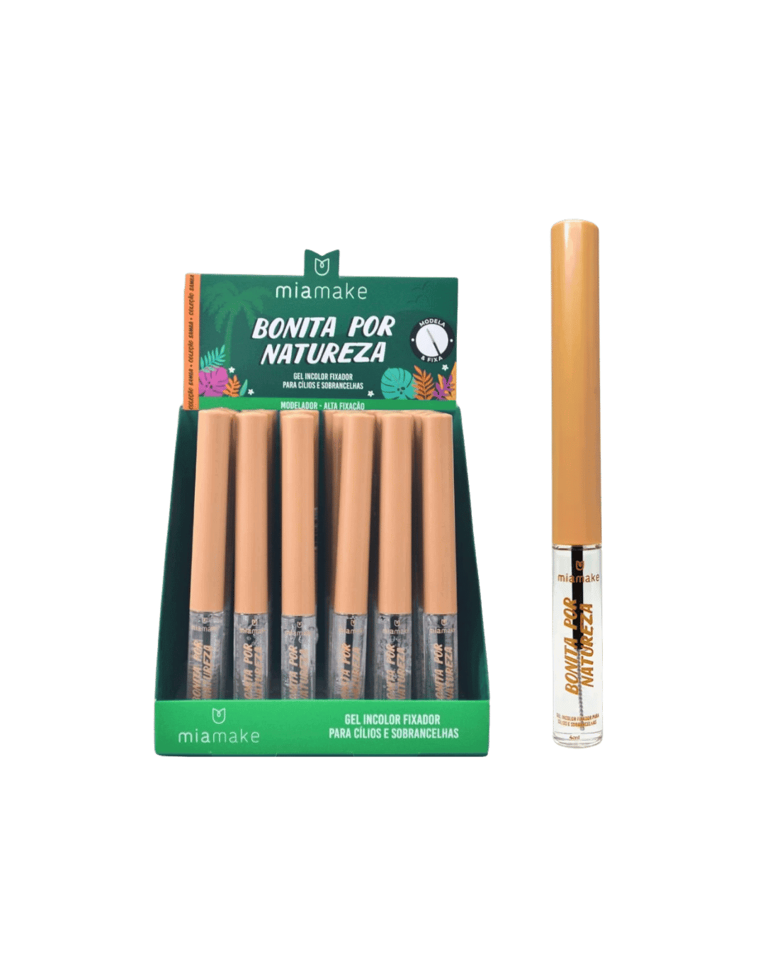 436 GEL INCOLOR FIX.CILIOS BONITA POR NATUREZA CX/36 MIAMAKE