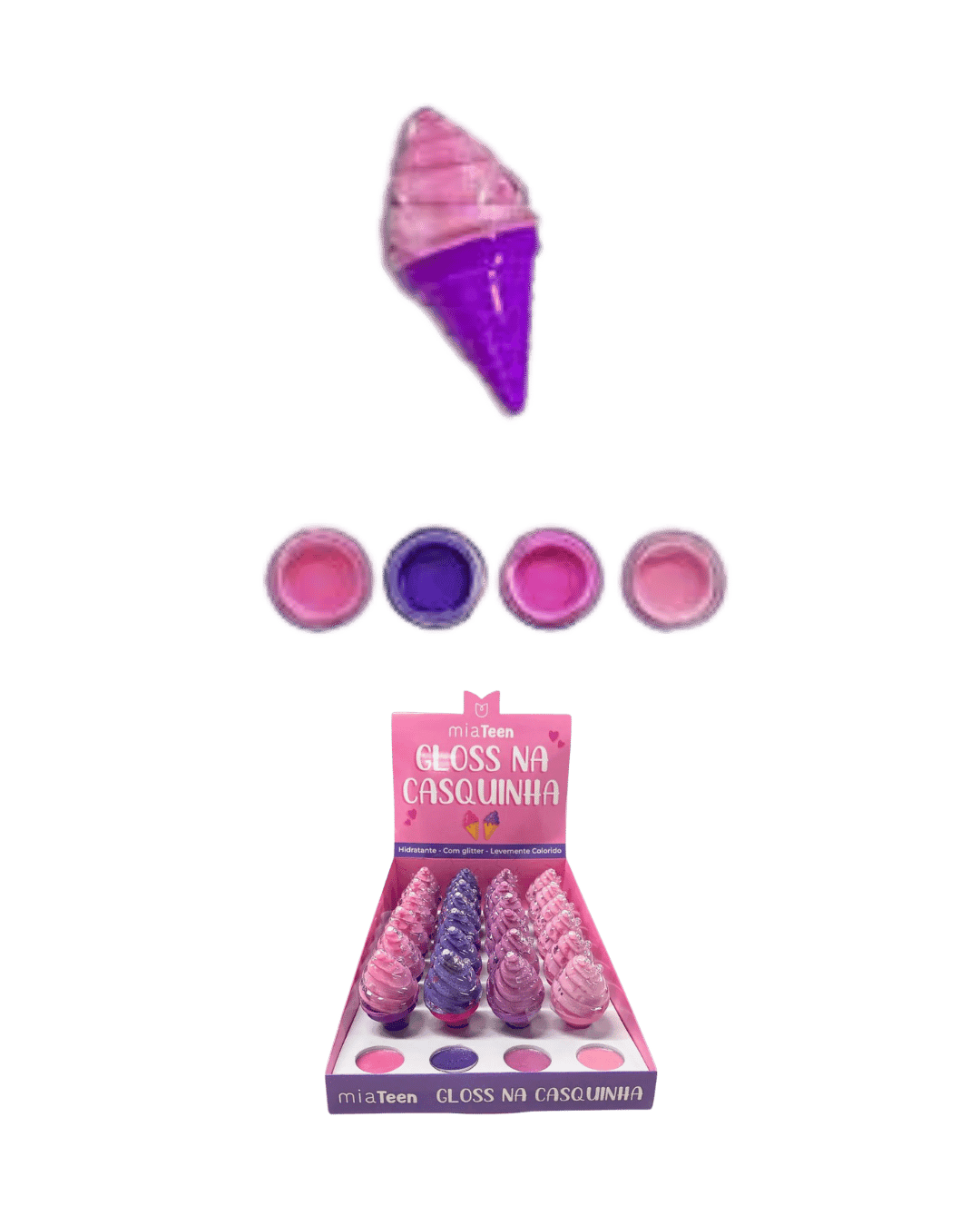 421 GLOSS MIAMAKE NA CASQUINHA TEEN CX/24