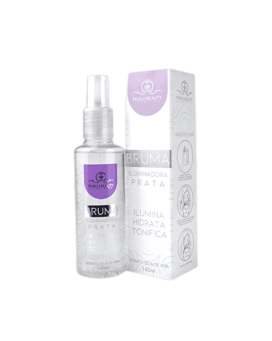 PH023 BRUMA ILUMINADORA PRATA 140ML CX/12 PHALLEBEAUTY
