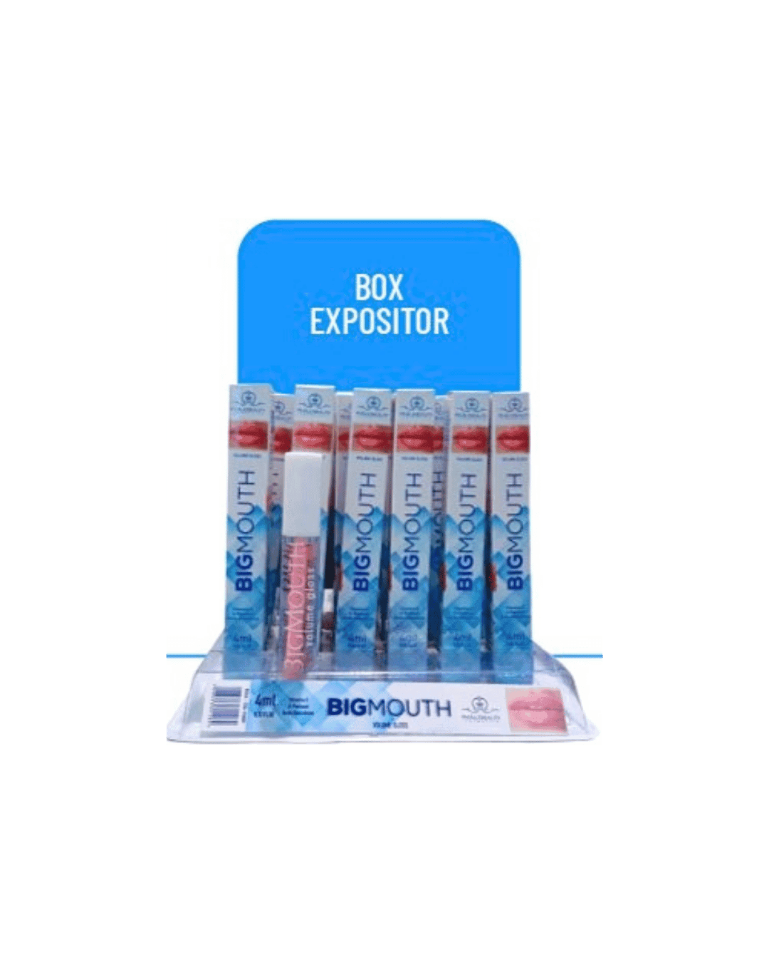 PH007 GLOSS VOLUME BIG MOUTH ROSA 4ML CX/36 PHALLEBEAUTY