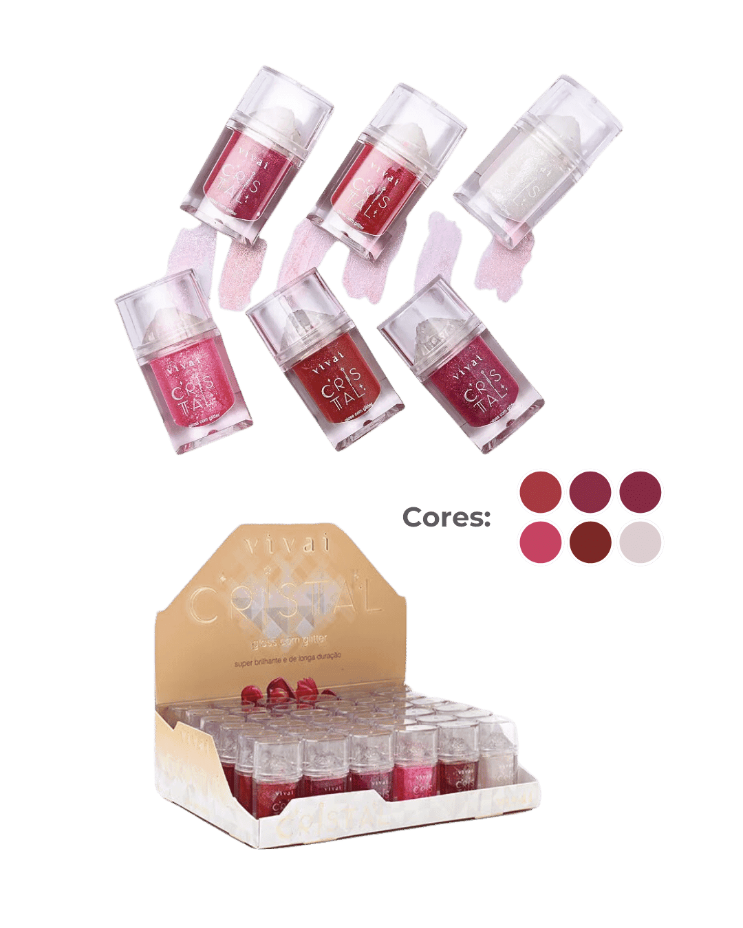 3214.1.1 GLOSS GLITTER CRISTAL CX/36 VIVAI