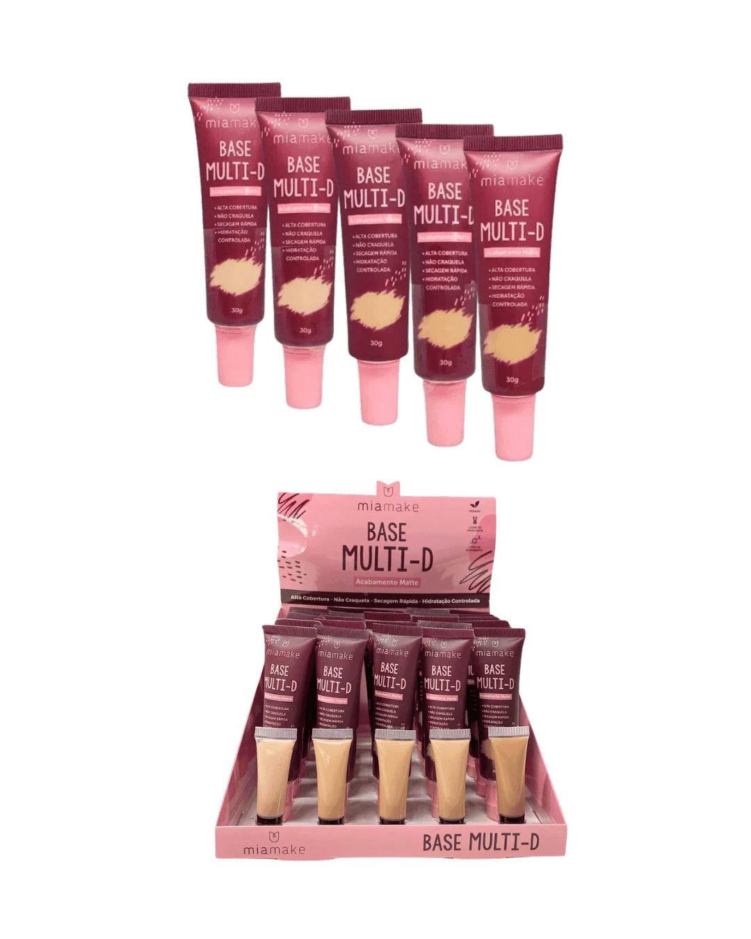 414 BASE LIQUIDA MIAMAKE MULTI D MATTE CX/25