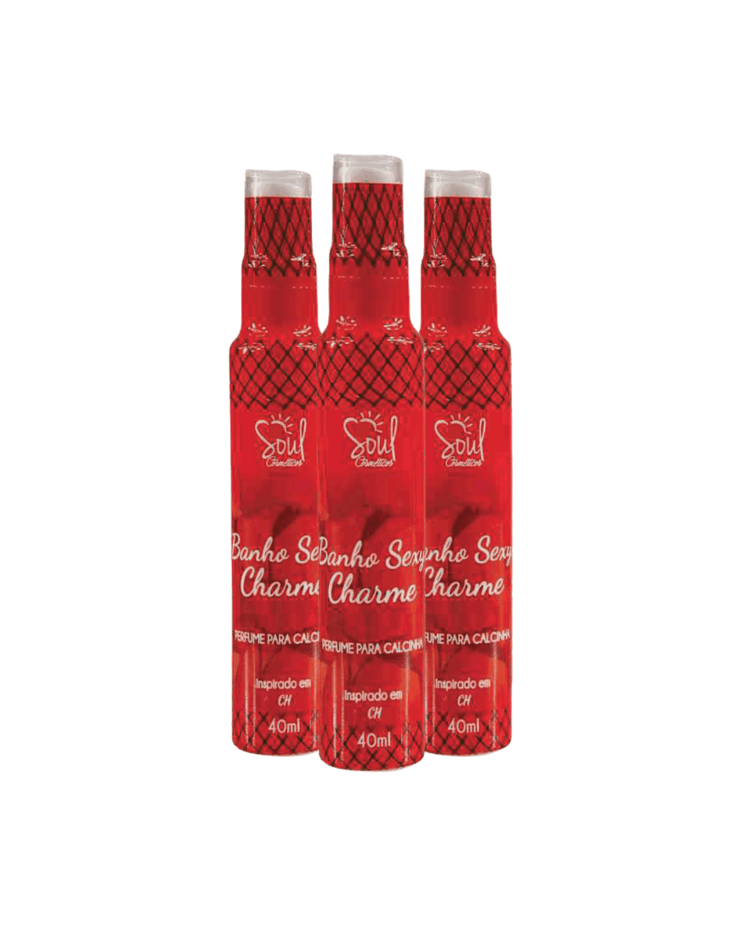 PERFUME PARA CALCINHA BANHO SEXY CHARME 40ML SOUL COSMETICOS